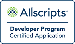 Allscripts Developer Program Certified Application