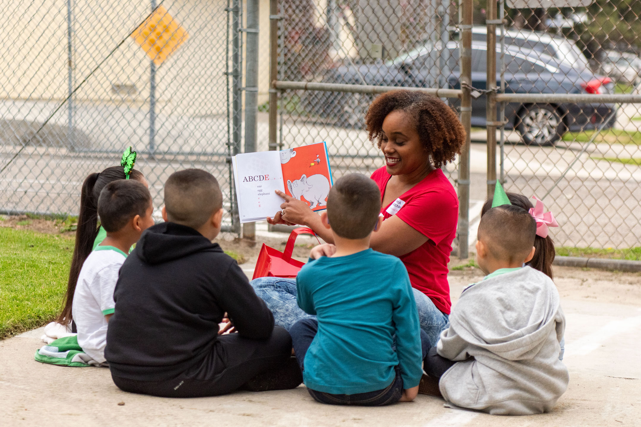 Students participated in reading and literacy activities all around campus.