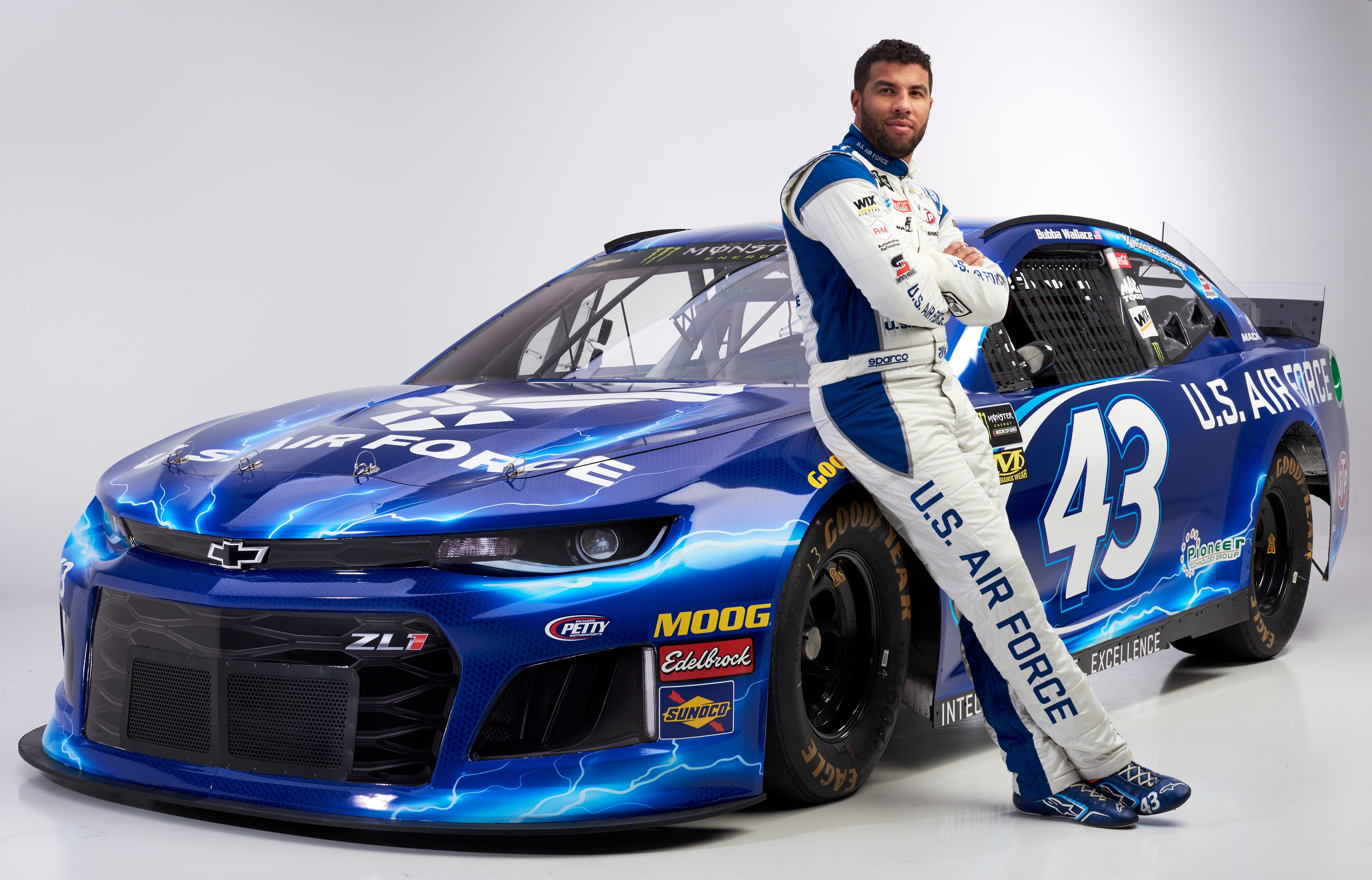Darrell “Bubba” Wallace Jr. uses Performance Plus oil in his No. 43 Richard Petty Motorsports Chevrolet Camaro