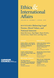 "Ethics & International Affairs" Spring 2019 Issue