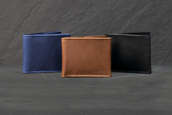 The Stratto — sumptuous leather bifold wallet