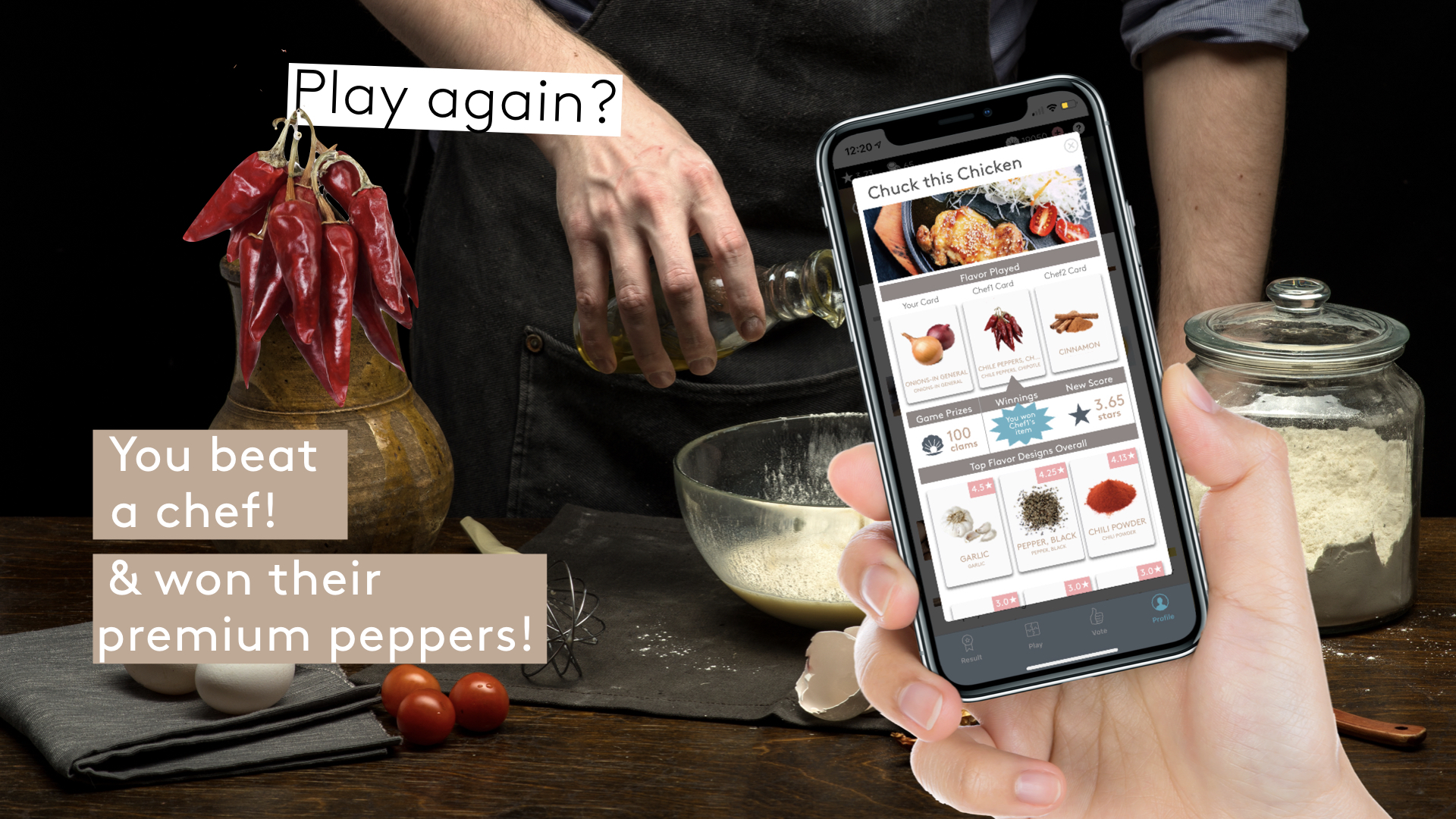 Chef League's mobile game lets you compete against chefs and other players to fix bad recipes