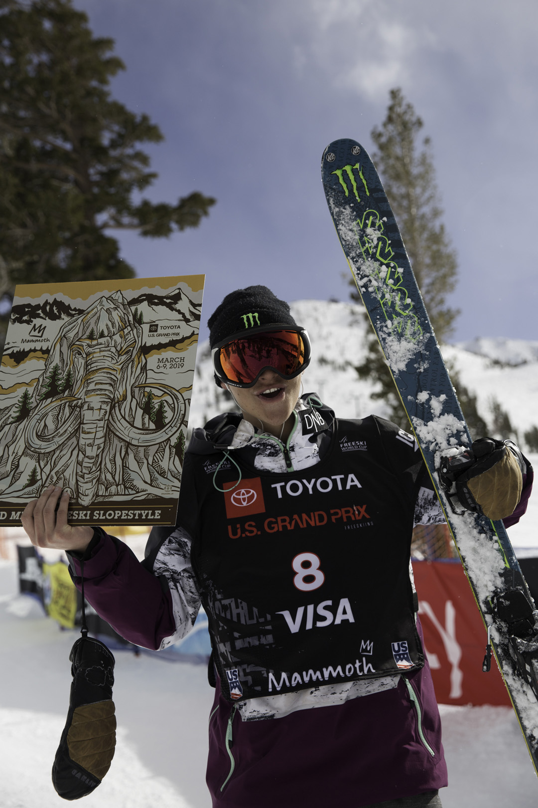 Monster Energy's Ferdinand Dahl from Norway Takes Second Place in Men’s Freeski Slopestyle at FIS World Cup Finals at Mammoth Grand Prix