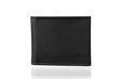 Stratto Bifold Wallet — black full-grain leather