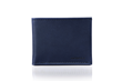 Stratto Bifold Wallet — blue, full-grain leather