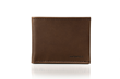 Stratto Bifold Wallet — brown, full-grain leather