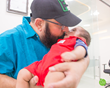 Iqbal and Baby Gursaz at LIV Fertility Center
