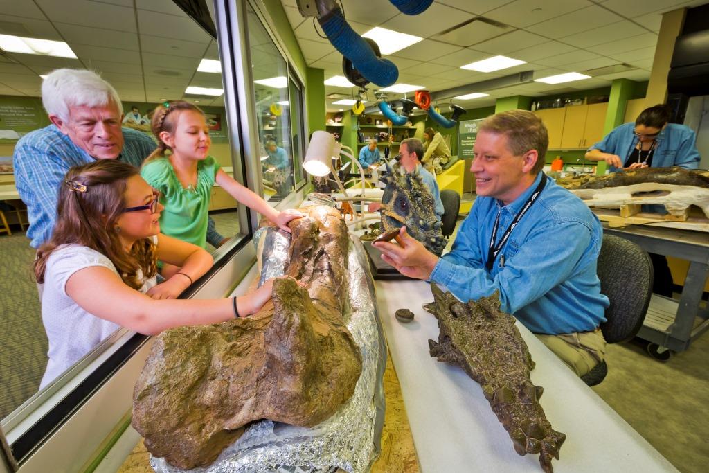 Paleo Prep Lab at The Children's Museum, which is leading the Mission Jurassic project.