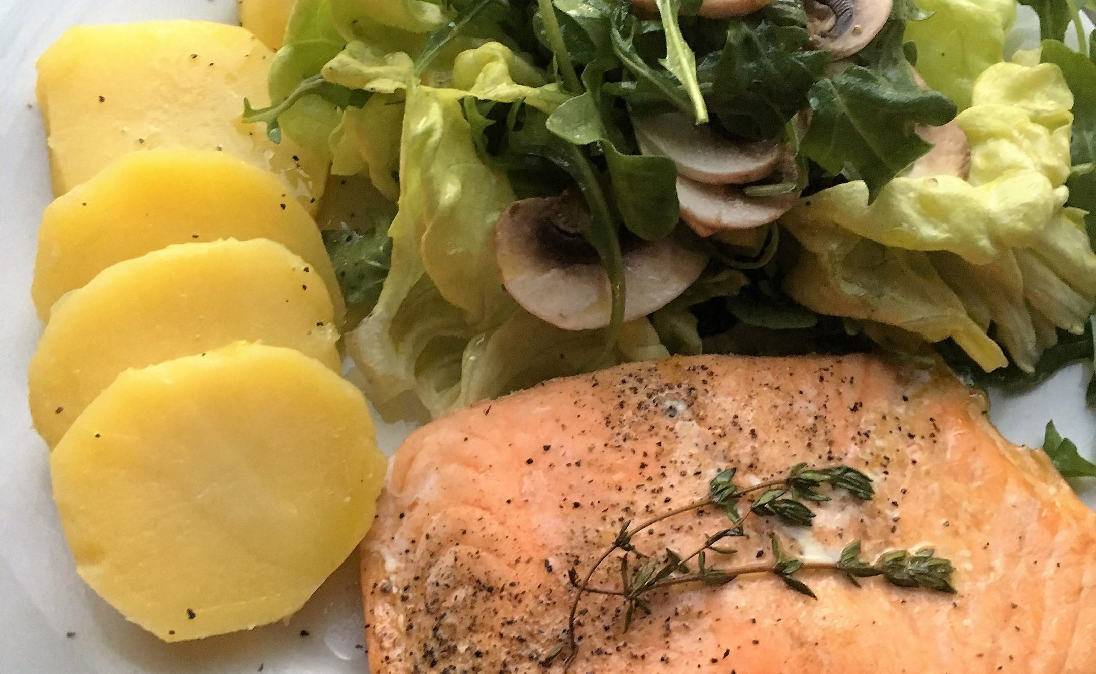 Giangi's Kitchen: Salad of Salmon and Potatoes