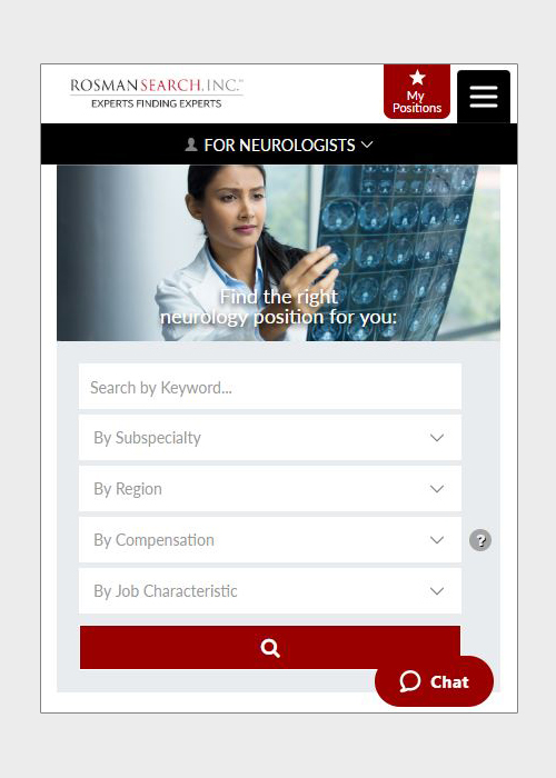 Mobile Job Search App For Neurologists, Neurosurgeons, Nurse Practitioners, Physician Assistants And APPs