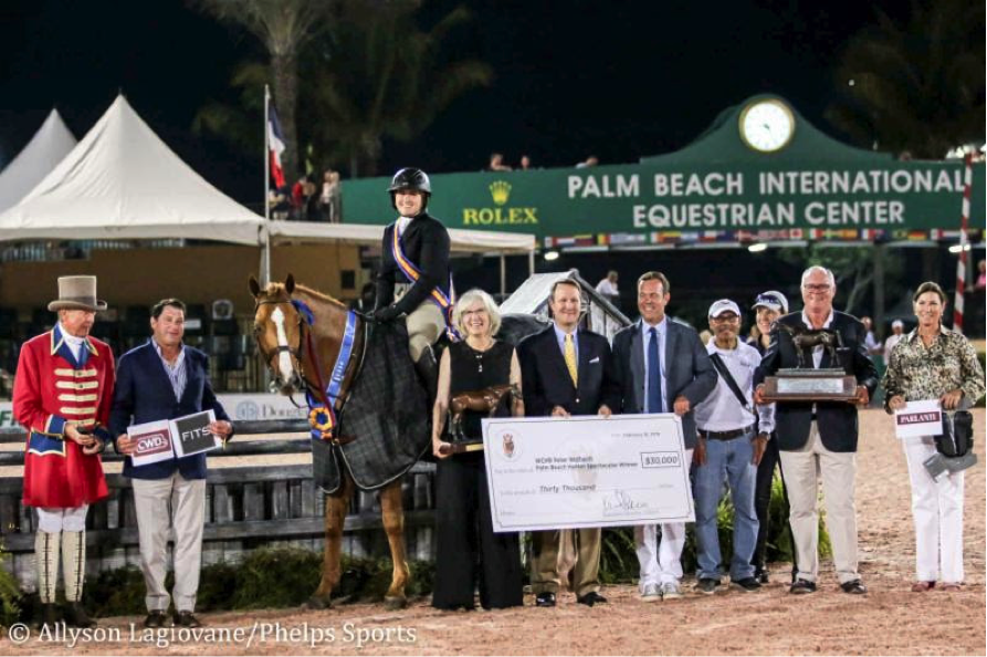 Victoria Colvin taking home top honors as the overall hunter rider at WEF