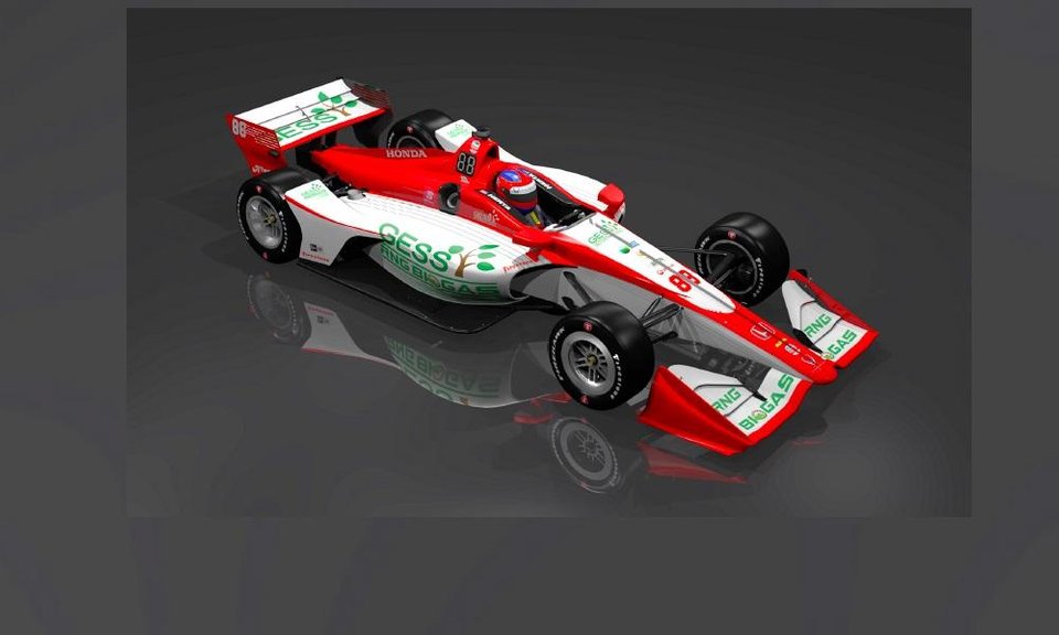 GESS International is the new primary sponsor of the team’s Honda-powered Indy car
