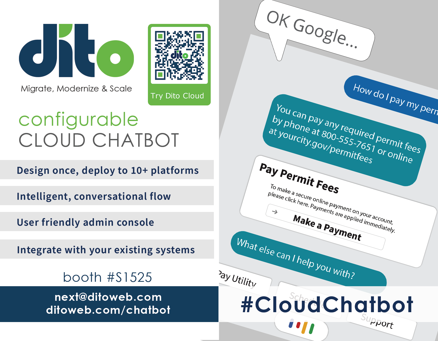 create chatbot with google cloud