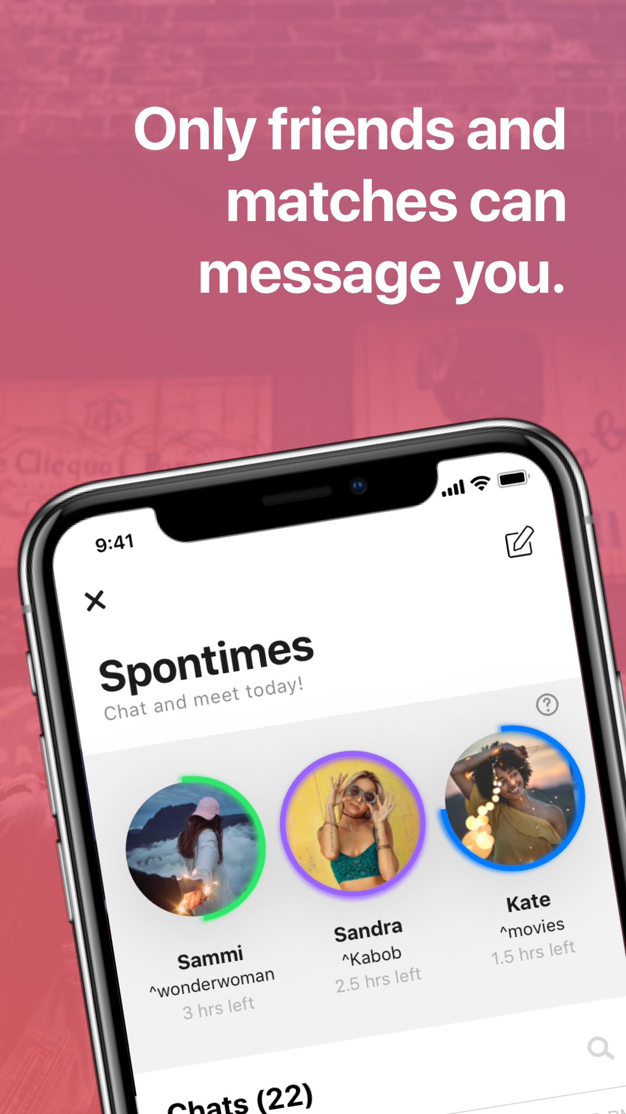 Spontime App Store Screenshot