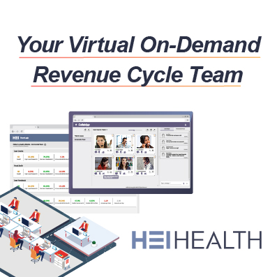 HEI Health Virtual Team Services and Virtual Team Services Environment for Hospital and Health System Revenue Cycle Leaders
