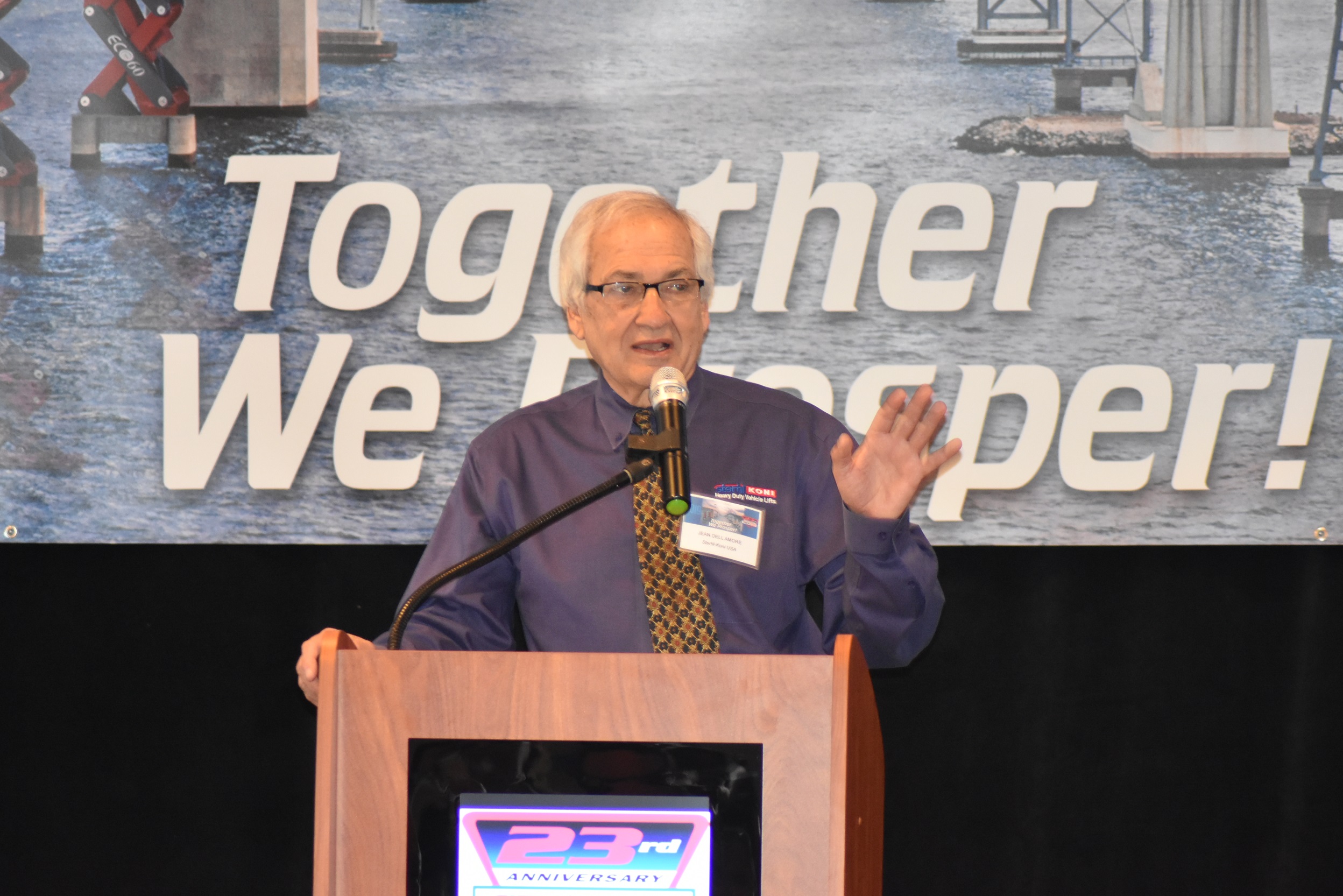 Stertil-Koni USA Inc. President, Dr. Jean DellAmore, underscores the meeting’s theme: “Together We Prosper”
