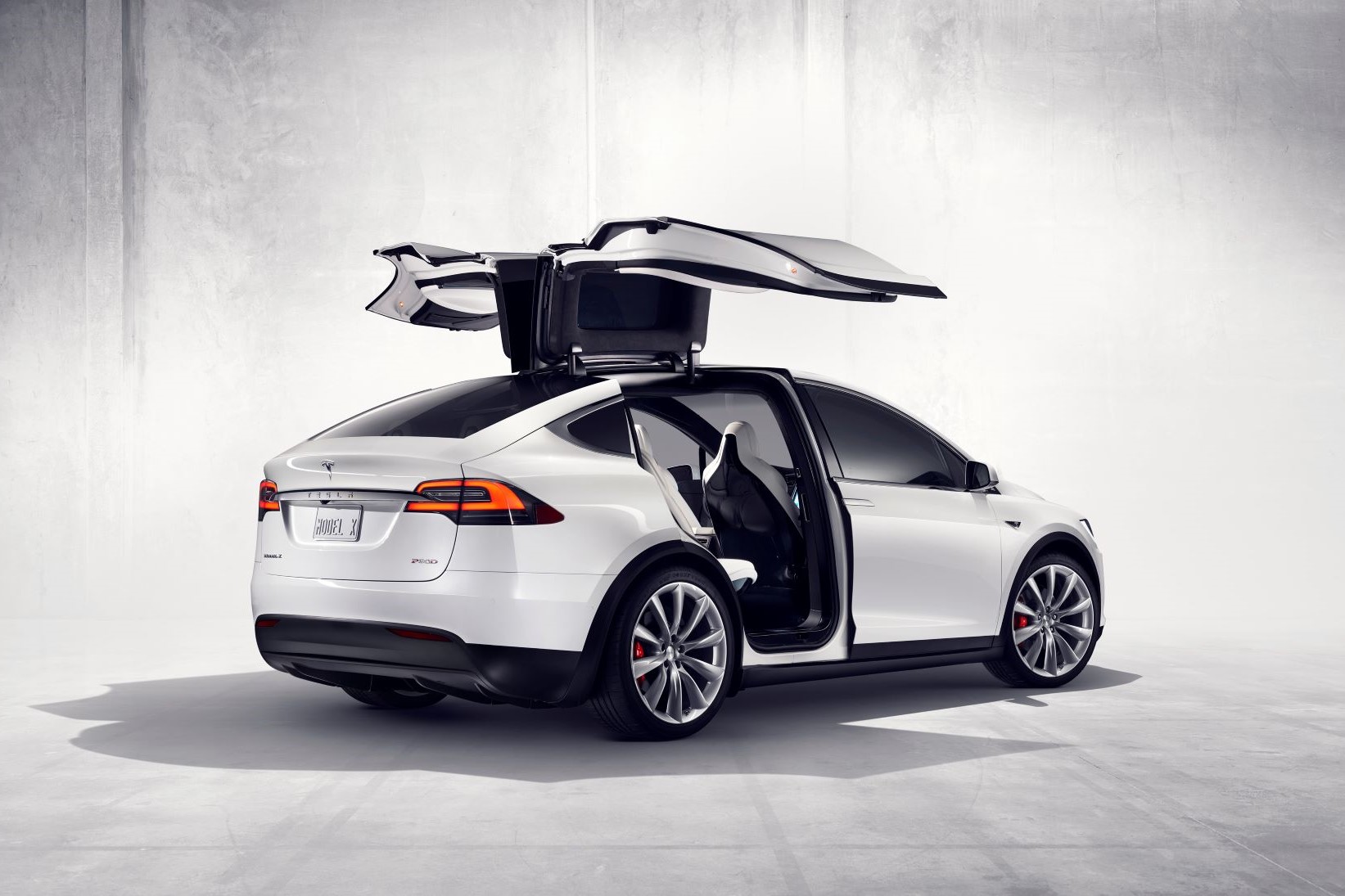 Tesla Model X three-quarter door