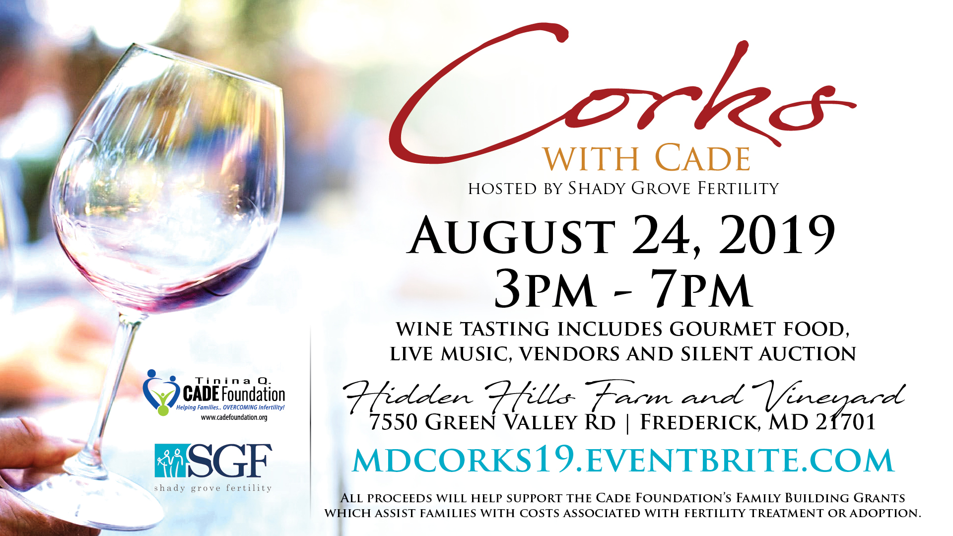 Corks with Cade 2019 Flyer