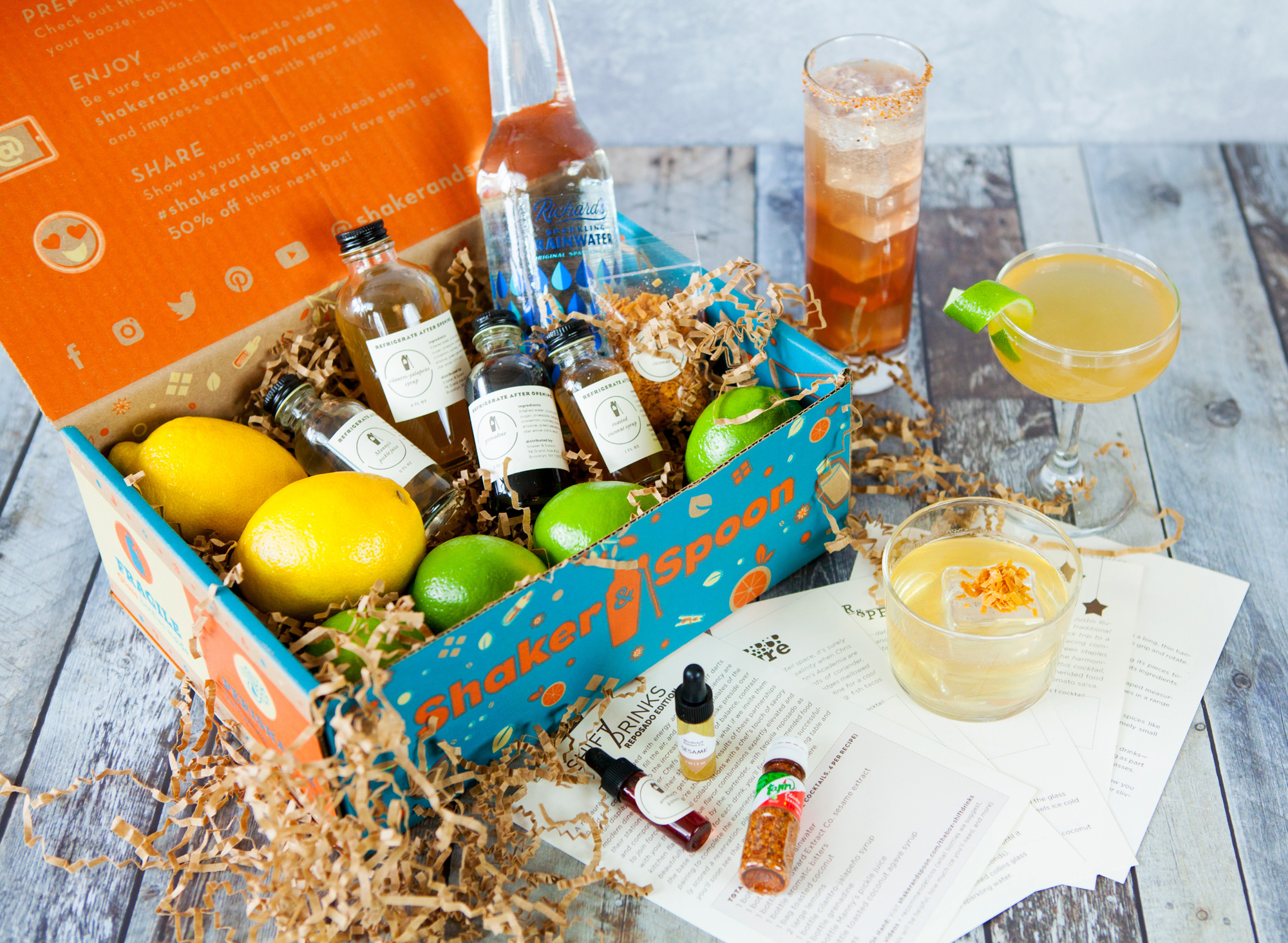 Shaker & Spoon Cocktail Club Ranked #1 Best Food Subscription Box in ...