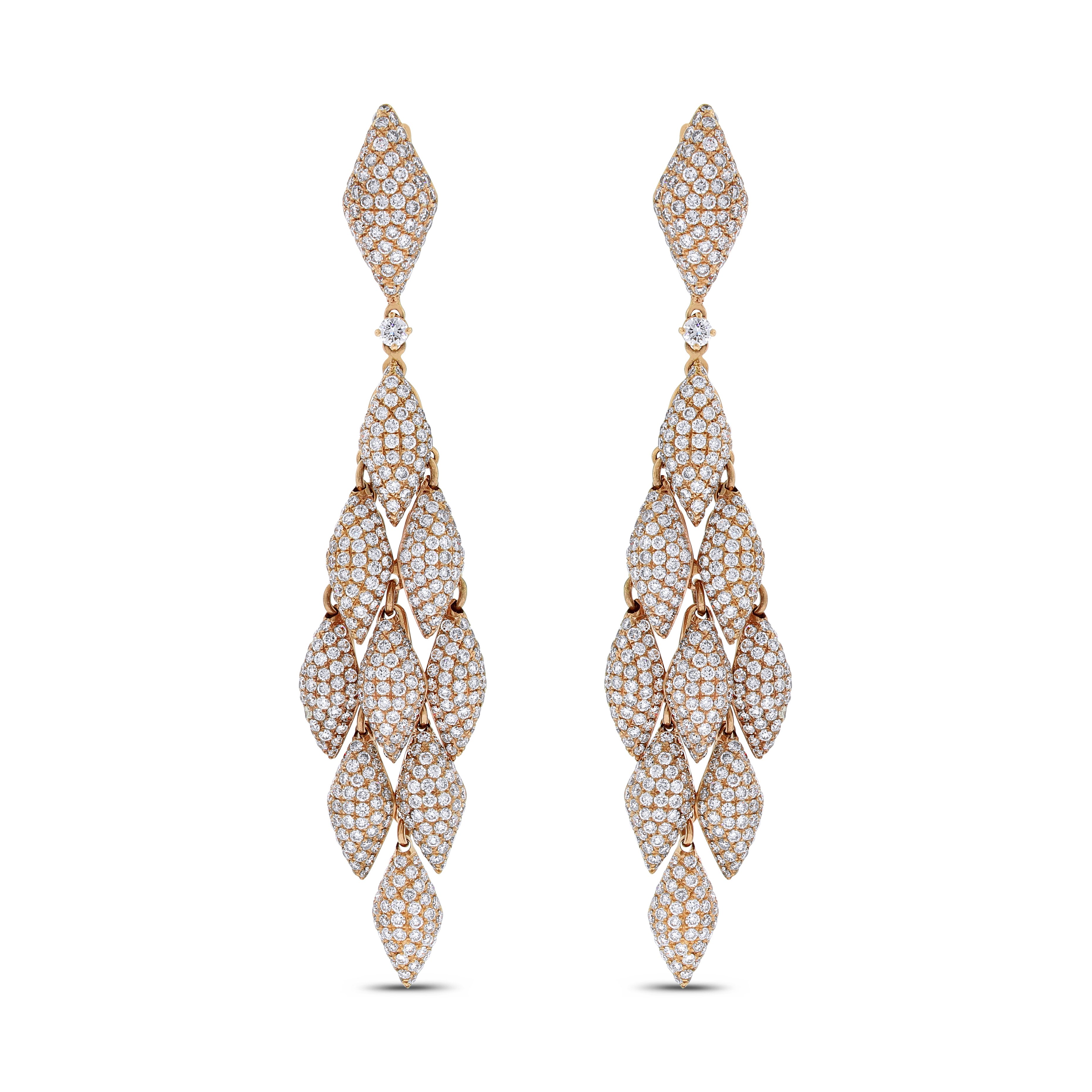 Autumn Chandelier Earrings by Beauvince Jewelry