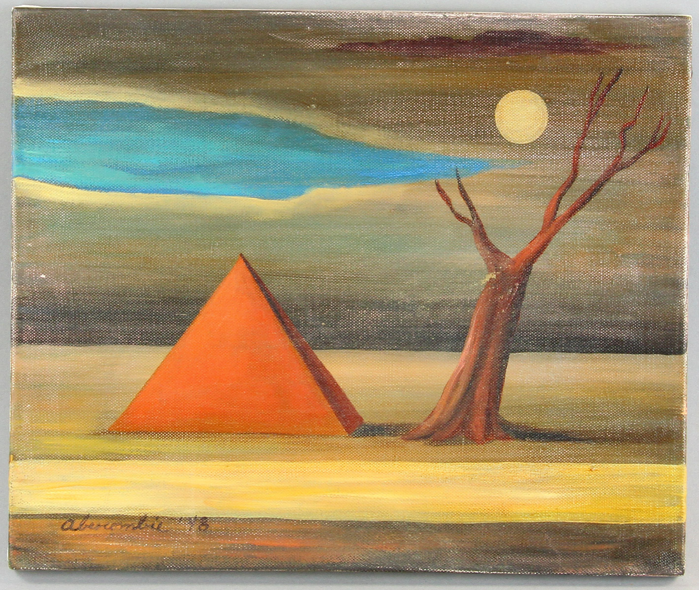 Gerturde Abercrombie, (1909 - 1977) Surrealist Painting