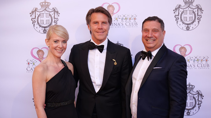 Canadian guests Mr. and Mrs. Albert Di Vito with HRH Prince Emanuele Filiberto of Savoy