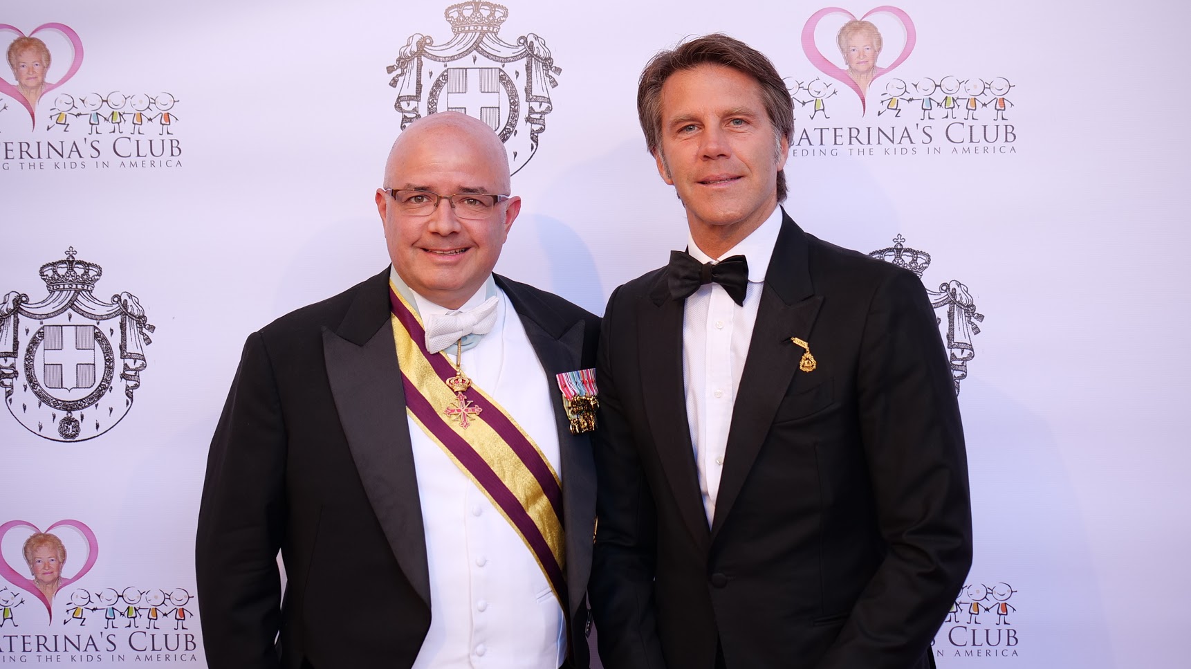 Robert P. Ruffolo, Lt. Col. (Ret), Regional Representative of the Savoy Orders in Chicago, with HRH Prince Emanuele Filiberto of Savoy