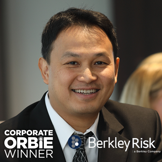 Corporate ORBIE Winner, William Tran of Berkley Risk