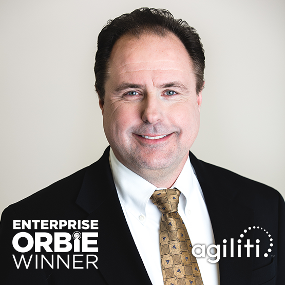 Enterprise ORBIE Winner, Michael Larson of Agiliti, Inc.