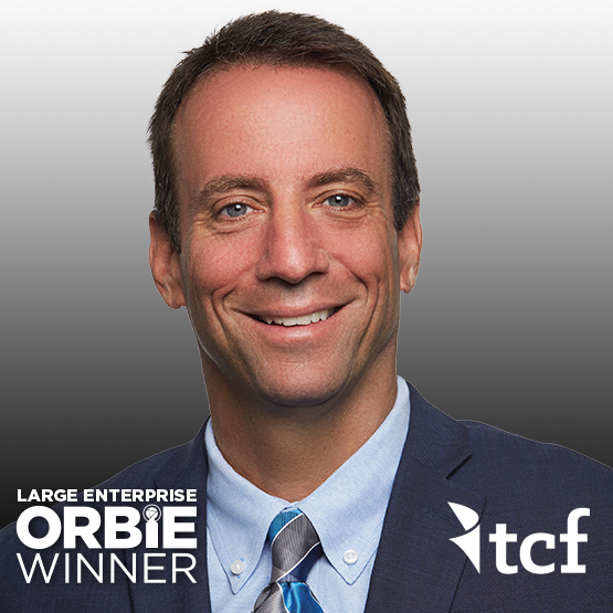 Large Enterprise ORBIE Winner, Tom Butterfield of TCF Financial Services