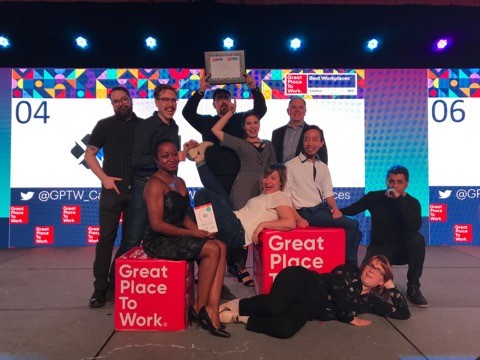 Explorance team at the 2019 Great Place to Work Ceremony