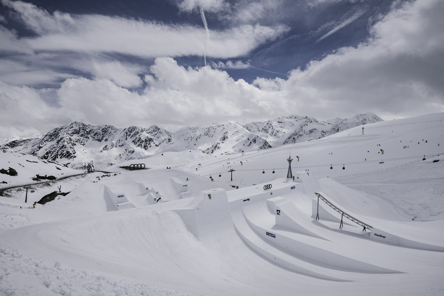 Monster Energy’s Snowboard and FreeSki Athletes Compete at Audi Nines in Sölden, Austria