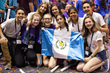 Students celebrate at Global Finals 2018.