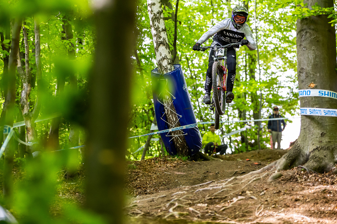 Monster Energy's Mark Wallace Takes Eighth Place at the World Cup Downhill Mountain Bike Event in Maribor, Slovenia