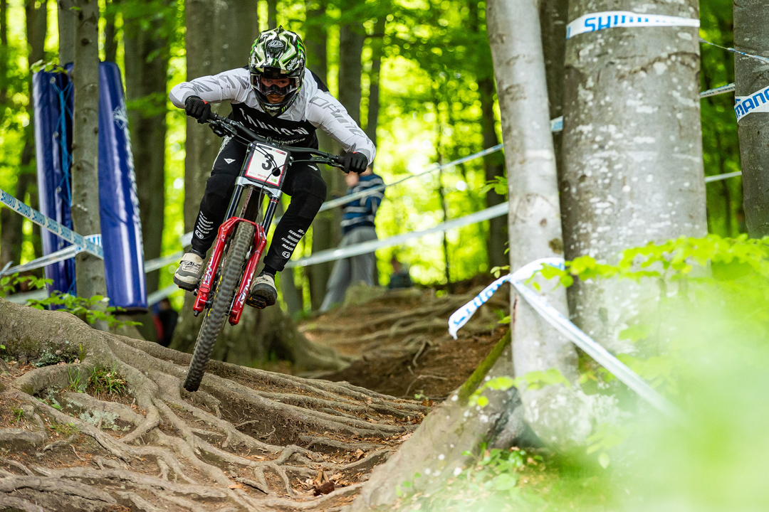 Monster Energy's Troy Brosnan Takes Third Place at the World Cup Downhill Mountain Bike Event in Maribor, Slovenia
