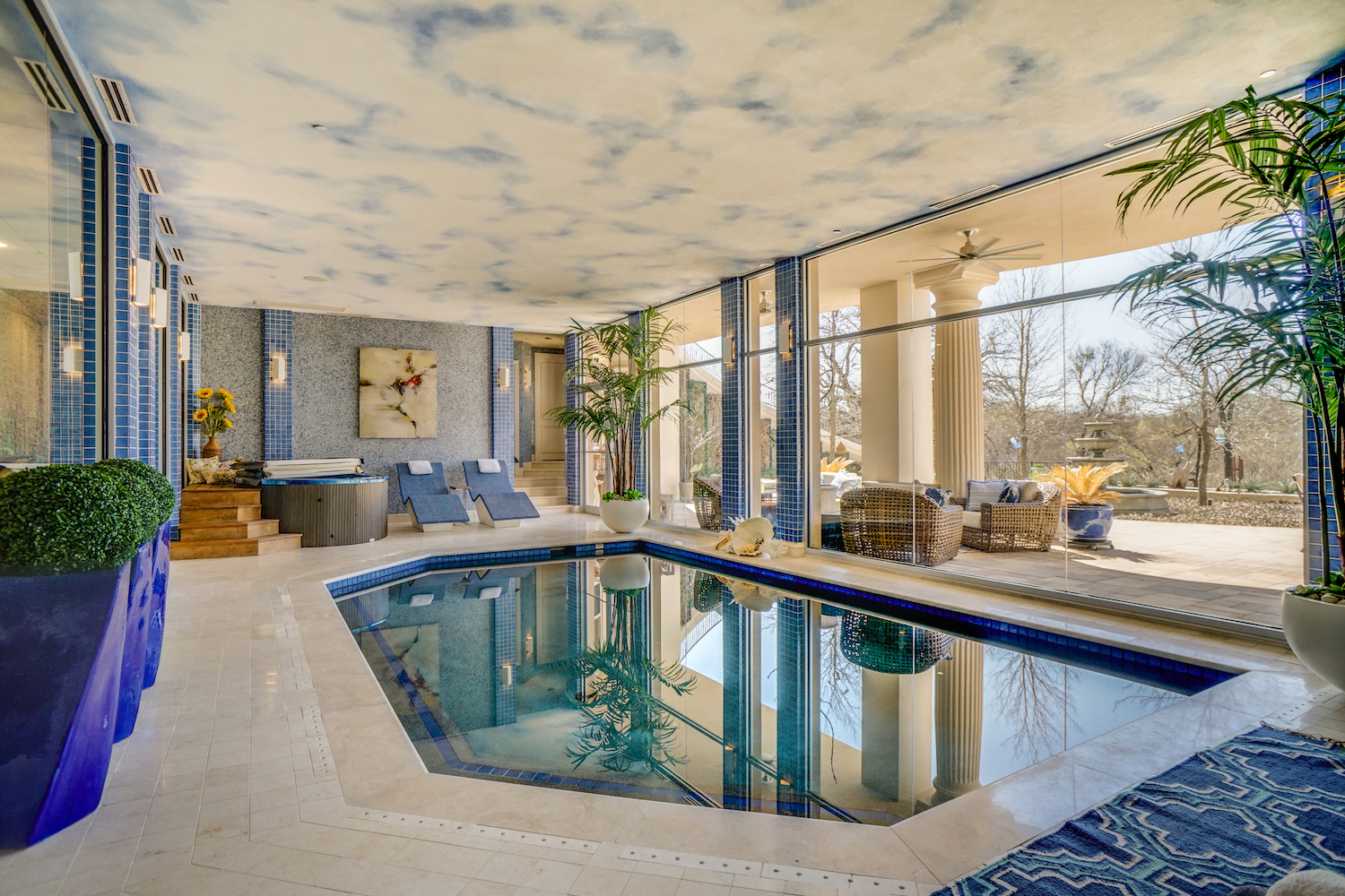 Indoor Pool with complete Spa facilities