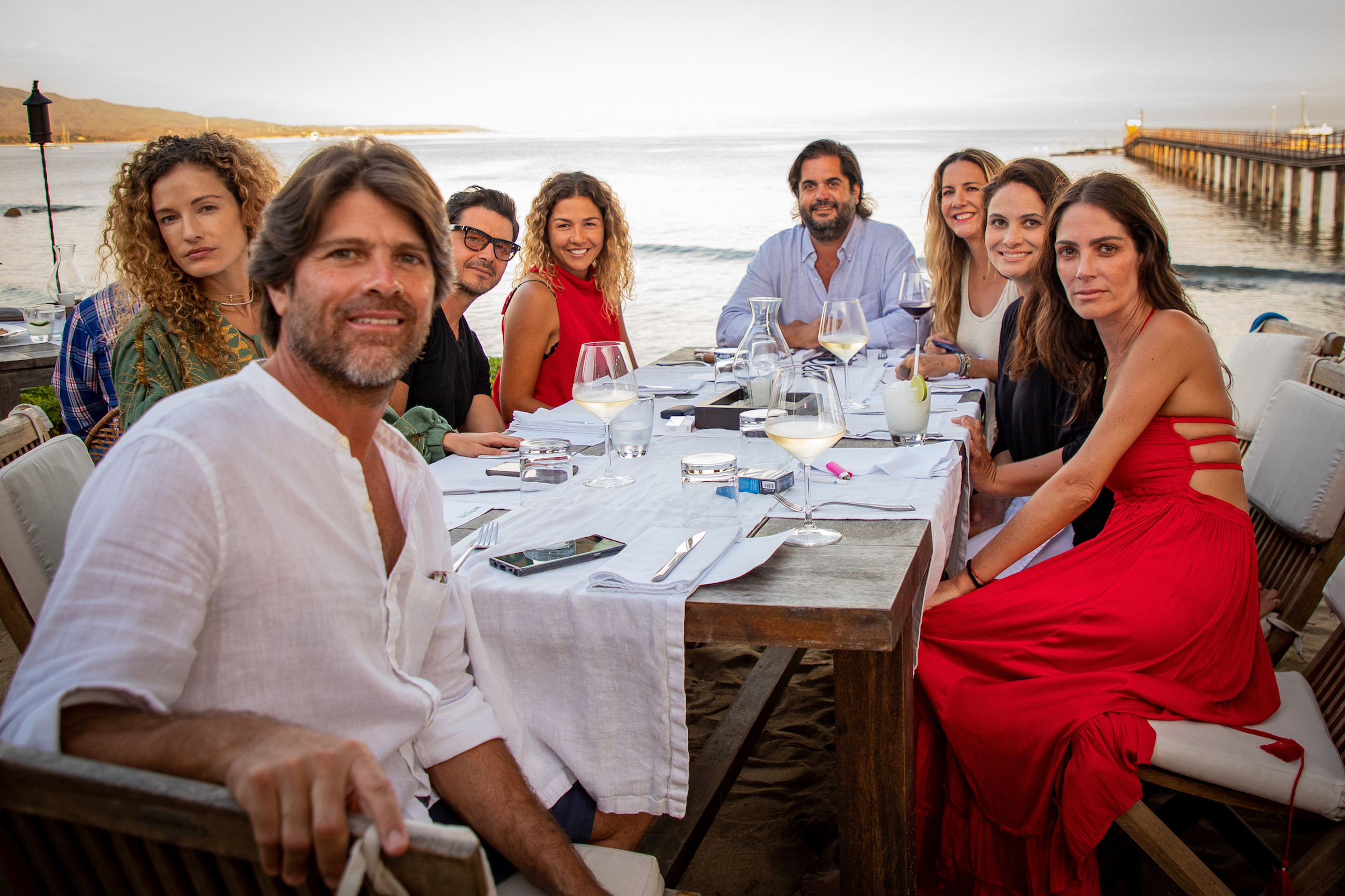 Dinner Guests at the Golf Kitchen Punta Mita Sufito dinner by Chef Gastón Yelicich, Cantegrill Country Club, Punta Del Este, Uruguay