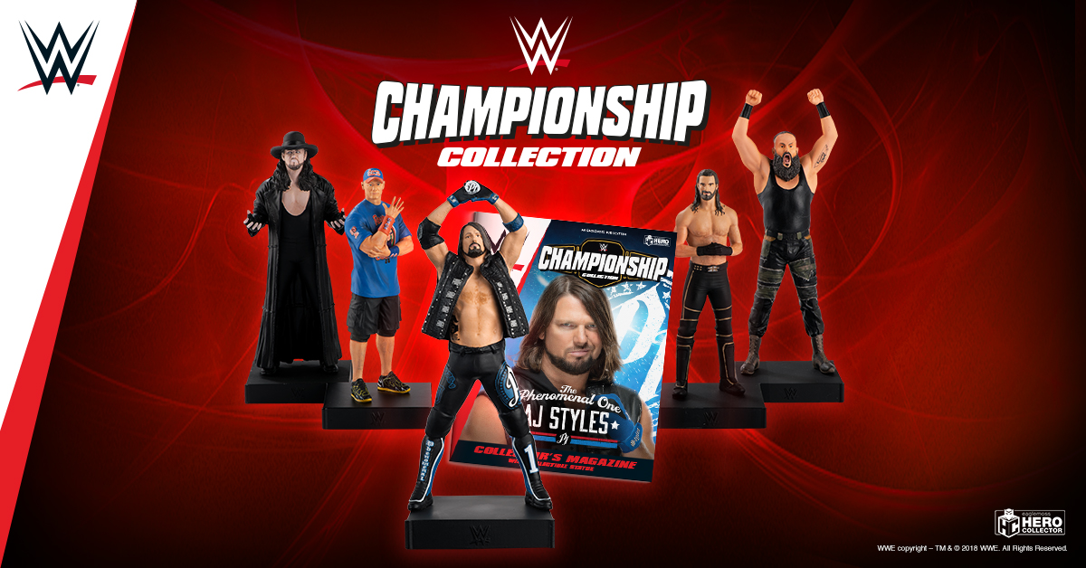 Start Your WWE Championship Collection with Superstar AJ Styles!