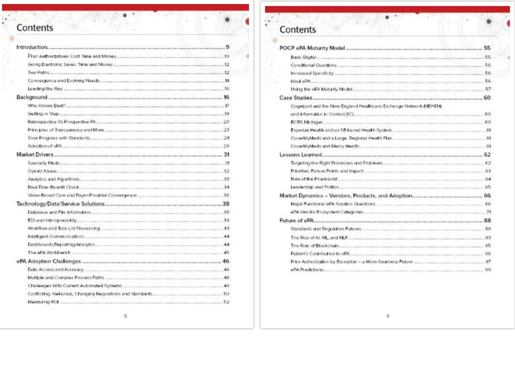 Table of contents 3-4