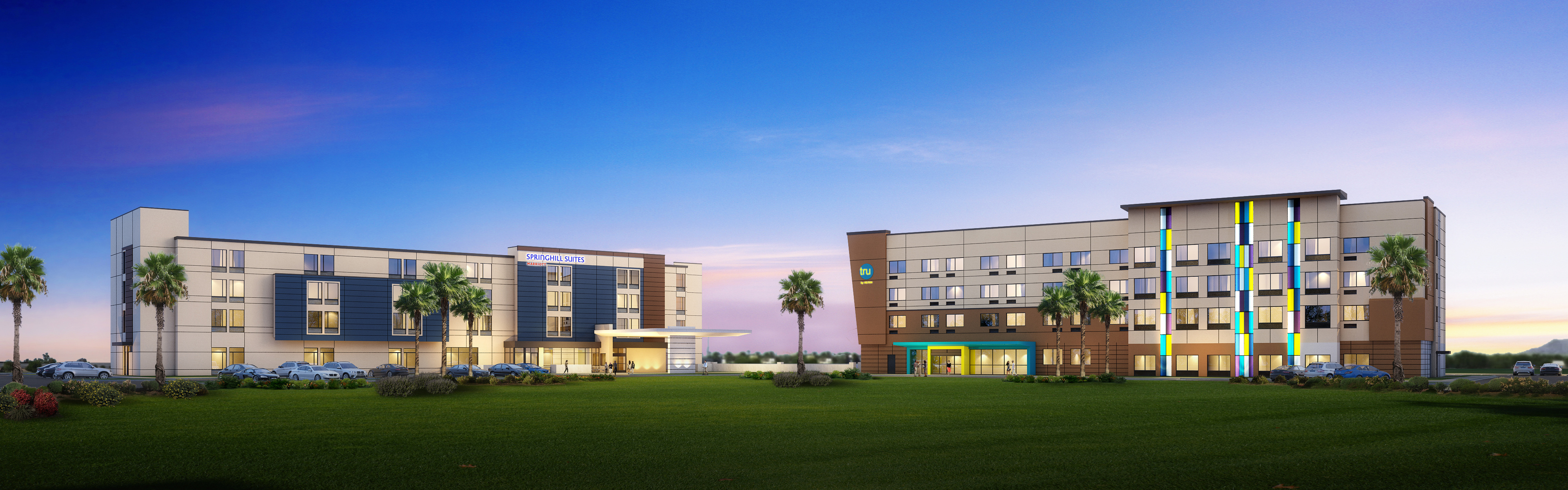 HCW announces ground breaking of a Tru by Hilton and Springhill Suites by Marriott in Goodyear, AZ