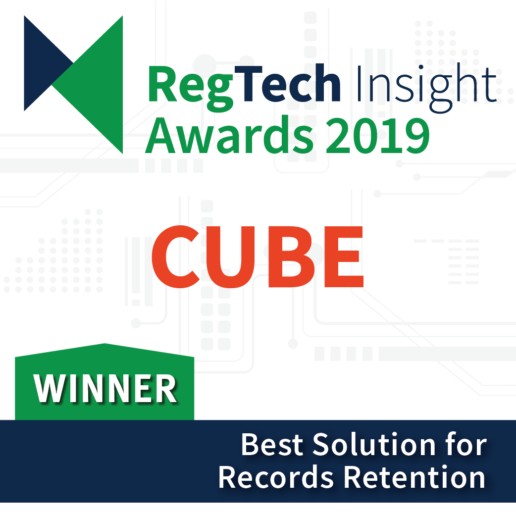 Best RegTech Solution for Records Retention is CUBE