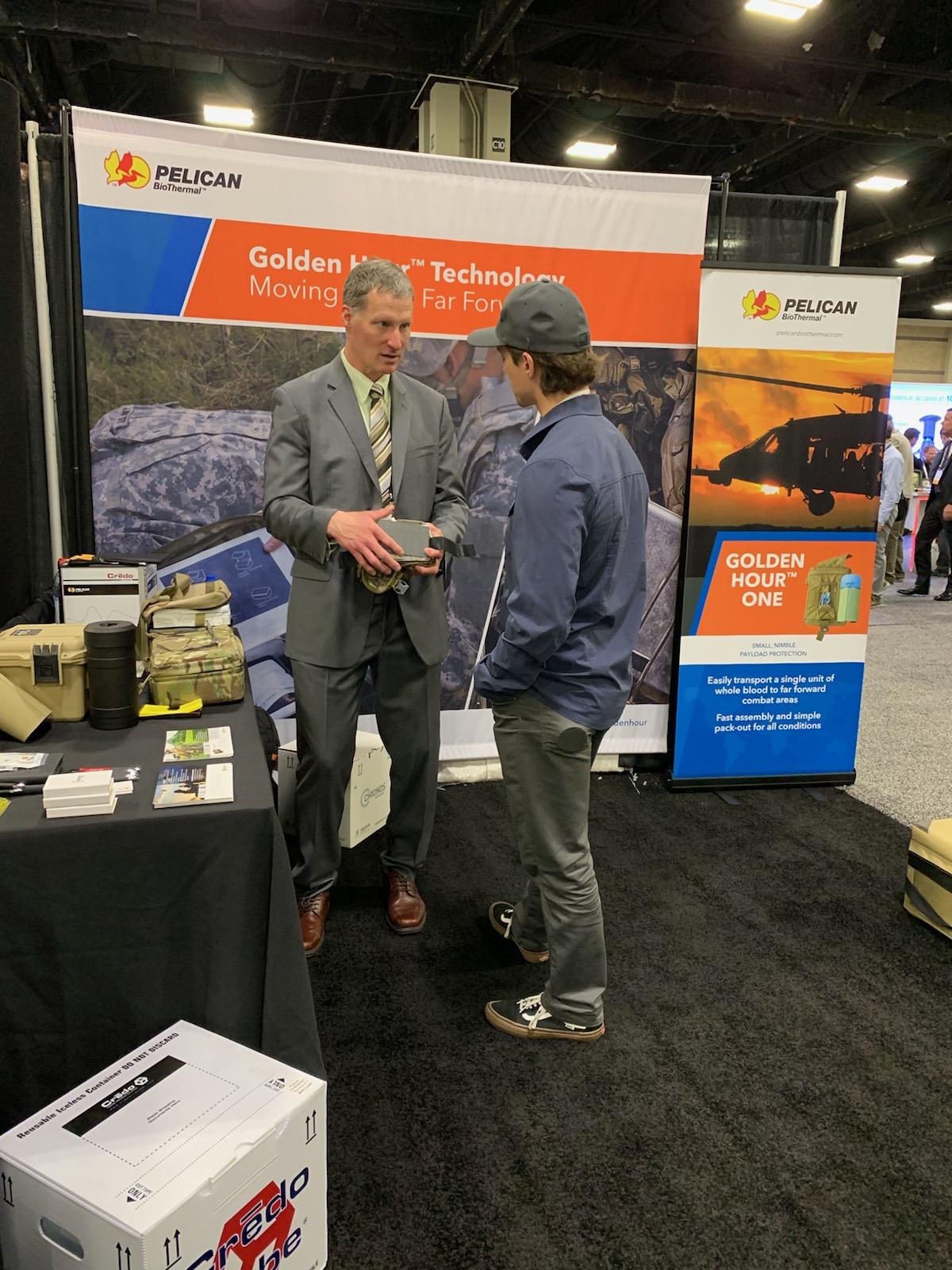 Pelican BioThermal introduces new Golden Hour One at SOMSA 2019 in Charlotte, North Carolina