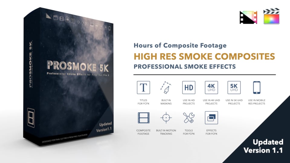 Pixel Film Studios Smoke effects for Final Cut Pro X