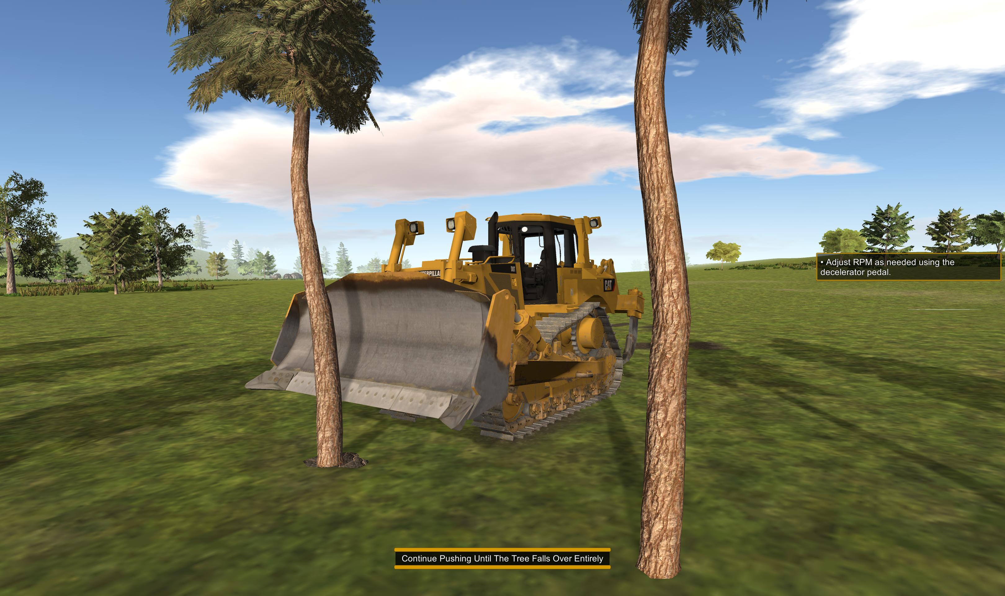 Site Clearance is part of the Advanced Dozer Simulator System training package from CSE Software.