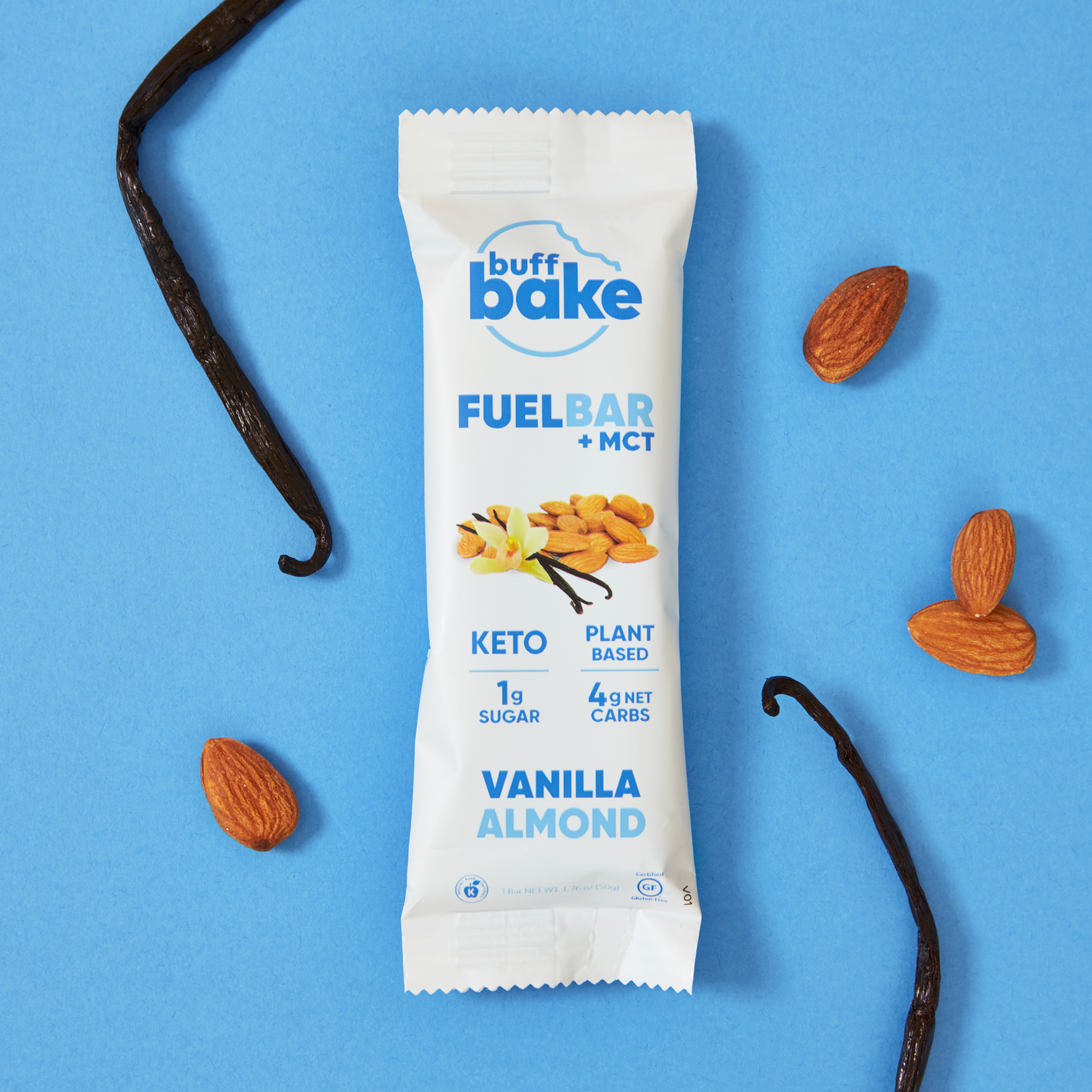 Buff Bake's Vanilla Almond Keto FuelBar + MCT