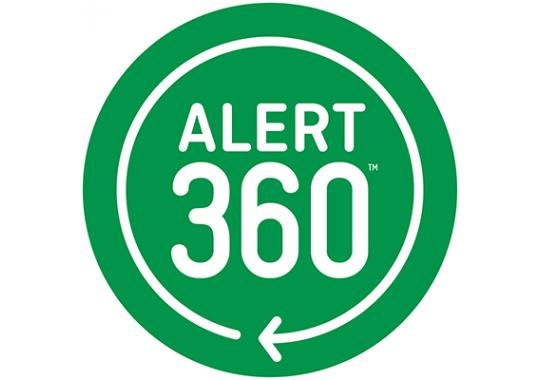 Alert 360 Home Security - the round green security sign that shows 360 security!