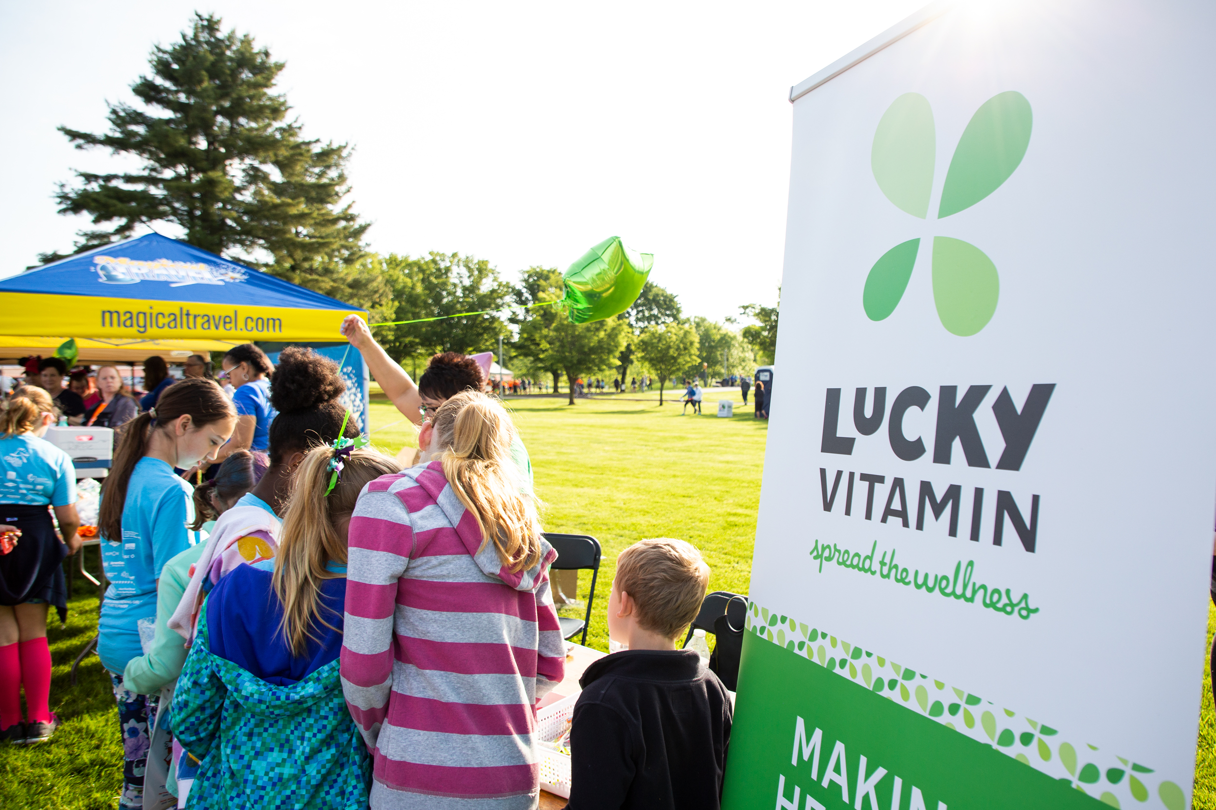 LuckyVitamin supports Girls on the Run at their celebratory 5K.