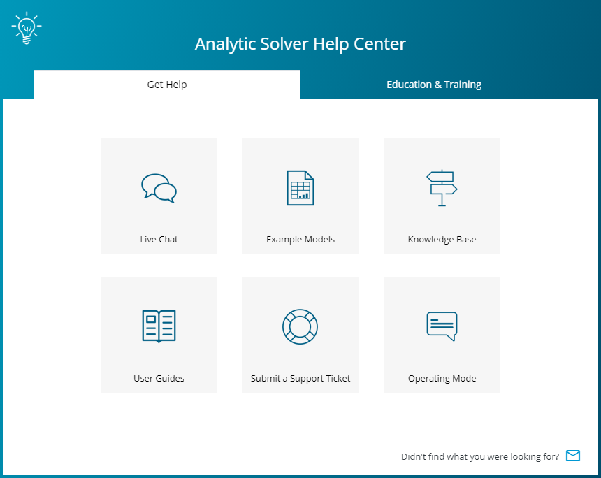 Analytic Solver Help Center