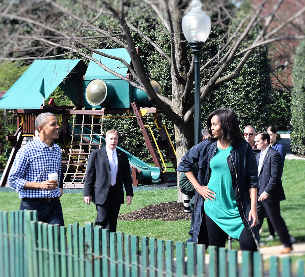 President Barack Obama and Michelle Obama, photo by Anna Wilding