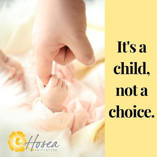 It's a child not a choice